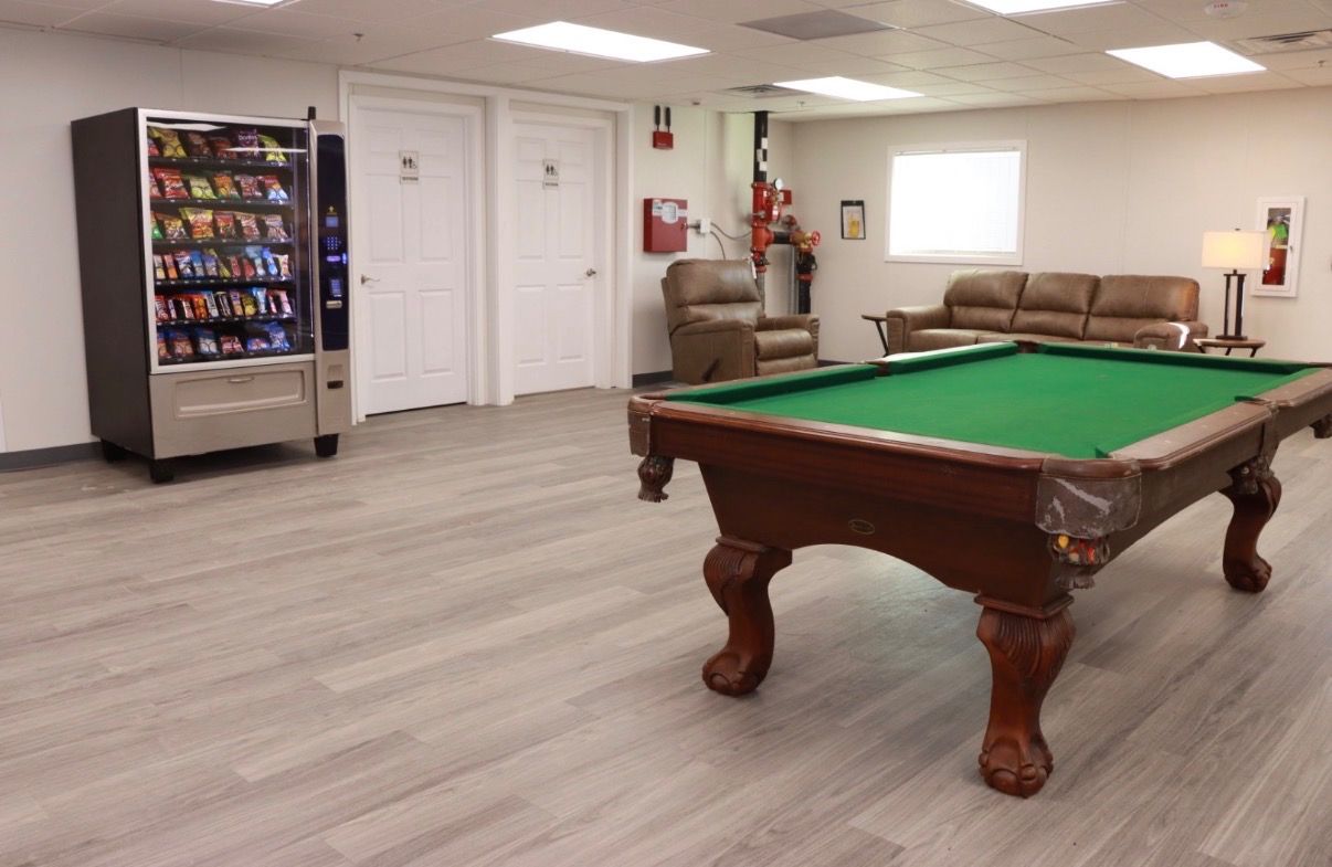 Recreation lounge at a CMH facility