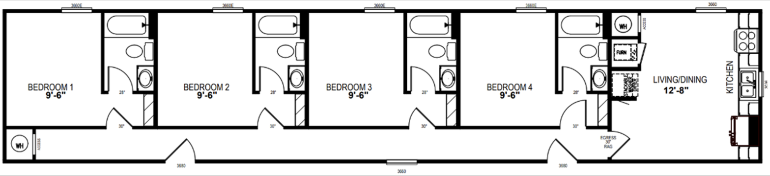 Accommodation floor plan